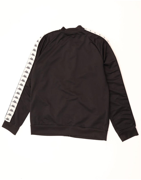 Jachetă de trening grafică pentru bărbați Kappa XL, poliester negru