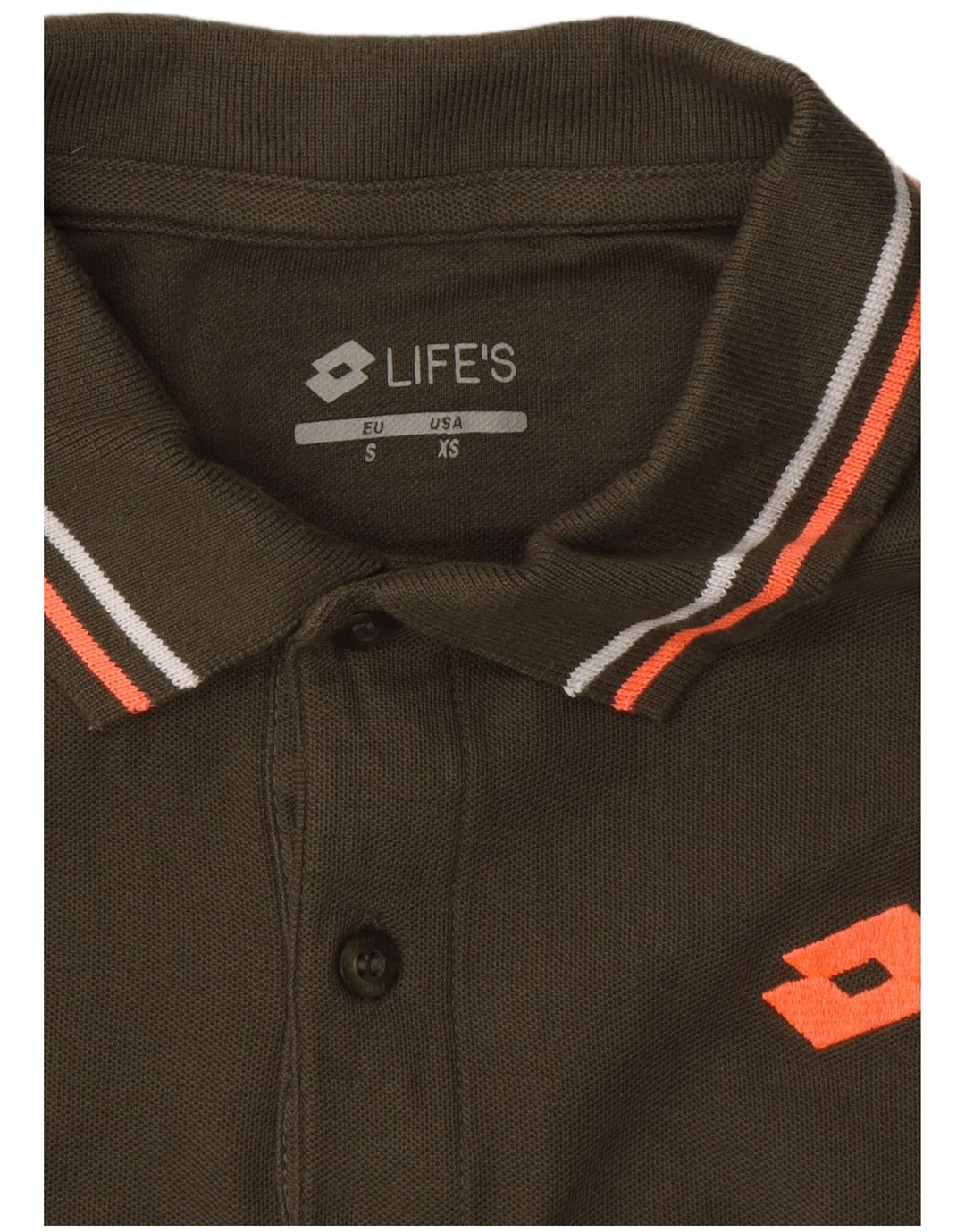 Tricou polo pentru bărbați LOTTO Life's XS Kaki