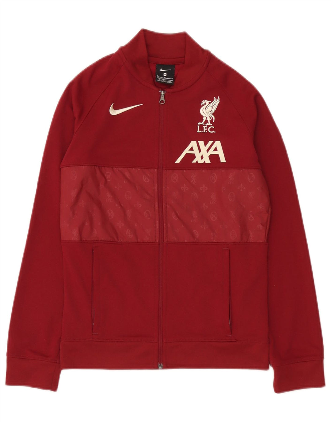 Jachetă de trening Nike Liverpool pentru băieți 10-11 ani, maro mediu