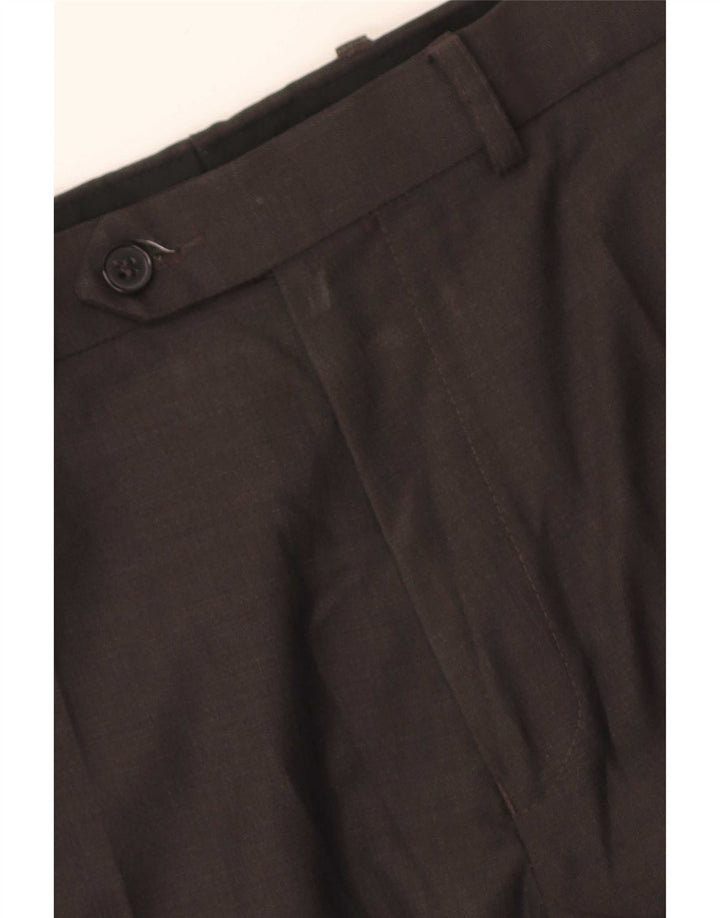 Marks & Spencer Pantaloni drepți pentru bărbați L36 L31 Lână gri