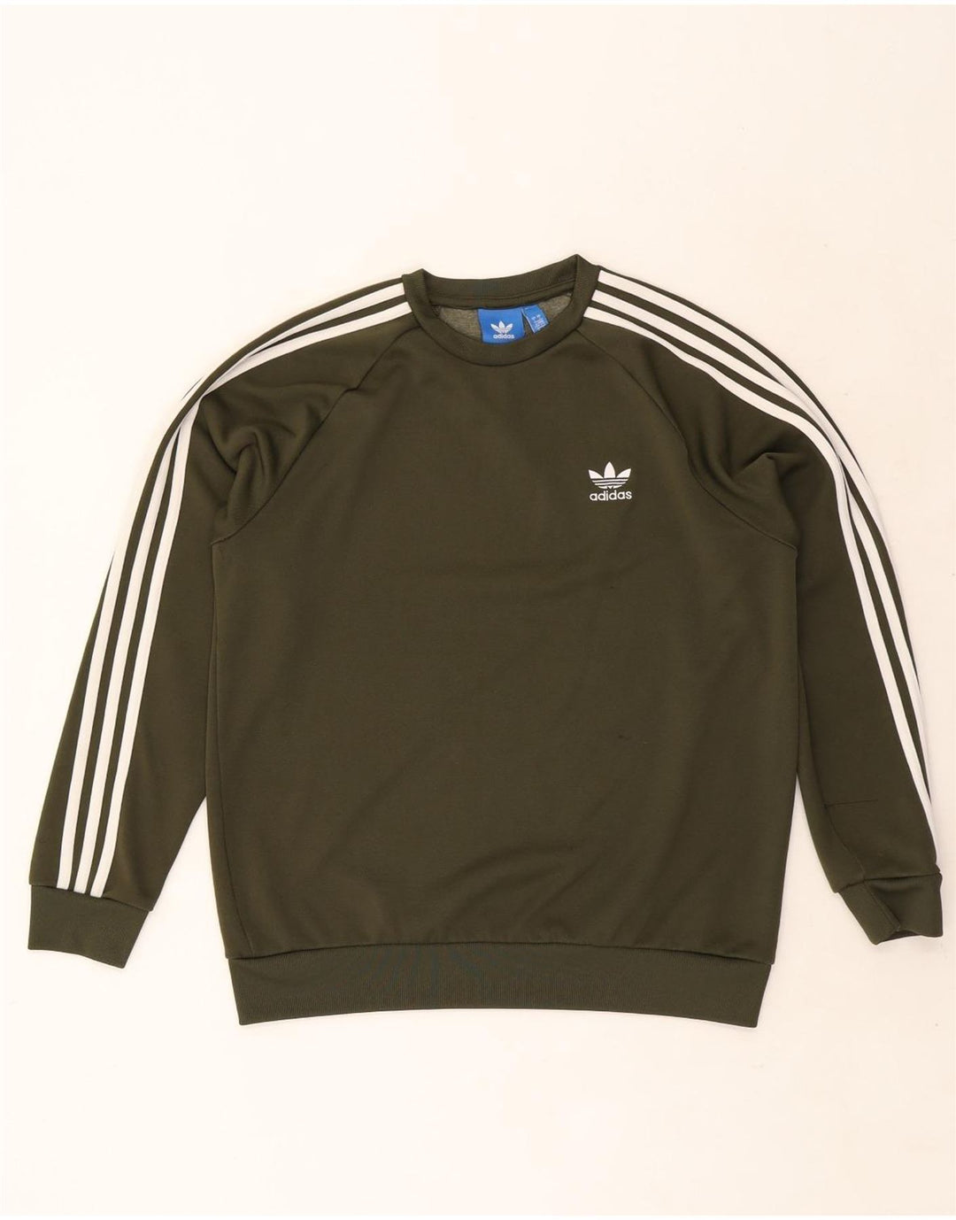 Pulover pentru bărbați Adidas Pulover mare Kaki Poliester