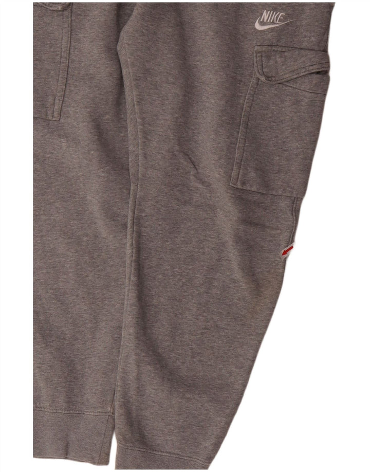 Pantaloni de trening cargo Nike pentru bărbați Pantaloni de jogging, bumbac, gri mic