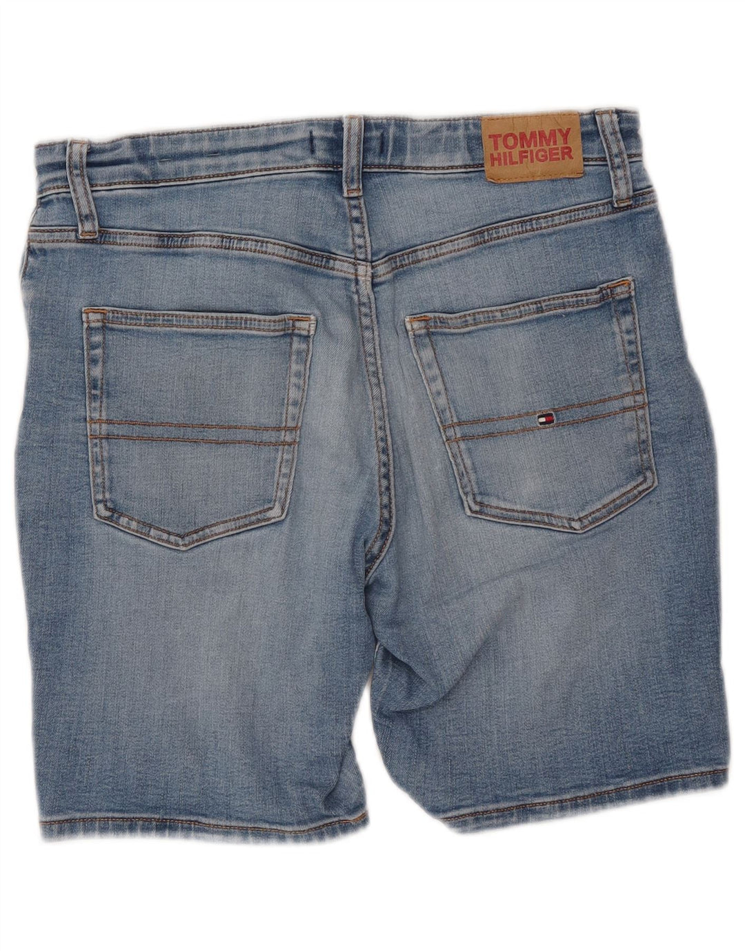 TOMMY HILFIGER Pantaloni scurți din denim conici pentru fete 15-16 ani W30 bumbac albastru