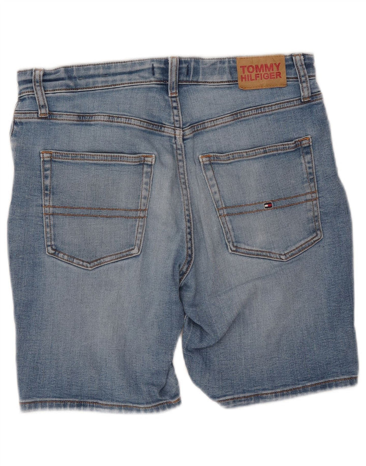 TOMMY HILFIGER Pantaloni scurți din denim conici pentru fete 15-16 ani W30 bumbac albastru