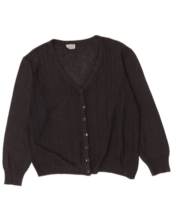 Pulover cardigan pentru femei Sara Valentino UK 16 Large Black