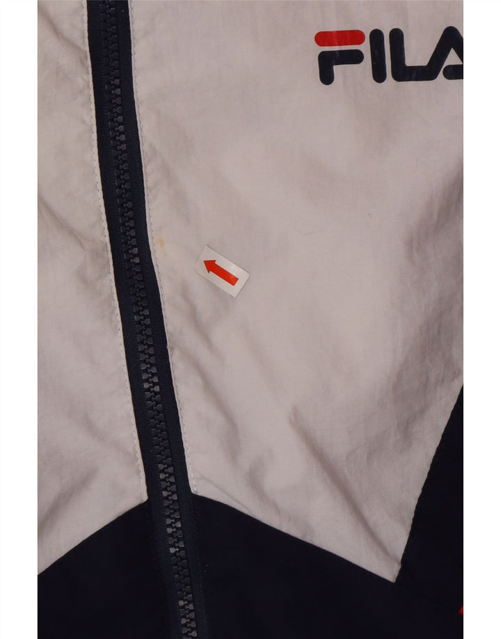 Jachetă de trening supradimensionată FILA pentru femei UK 6 XS, albastru bleumarin