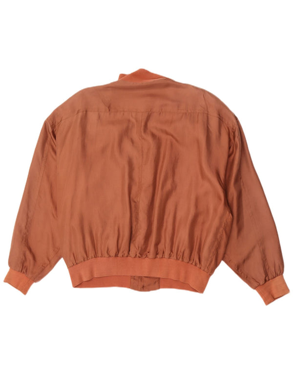 Jachetă Bomber Vintage pentru bărbați UK 38 Medium Pink Mătase