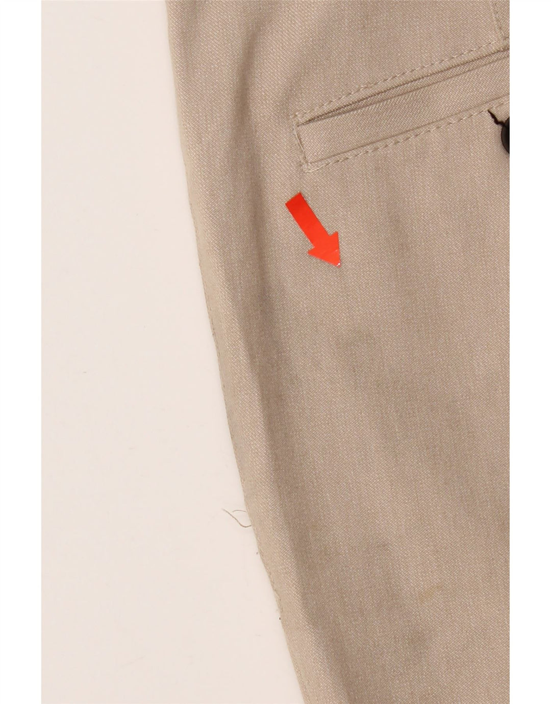 Pantaloni chino slim pentru bărbați Zara EU 38 Mici L30 L28 Bej Poliester