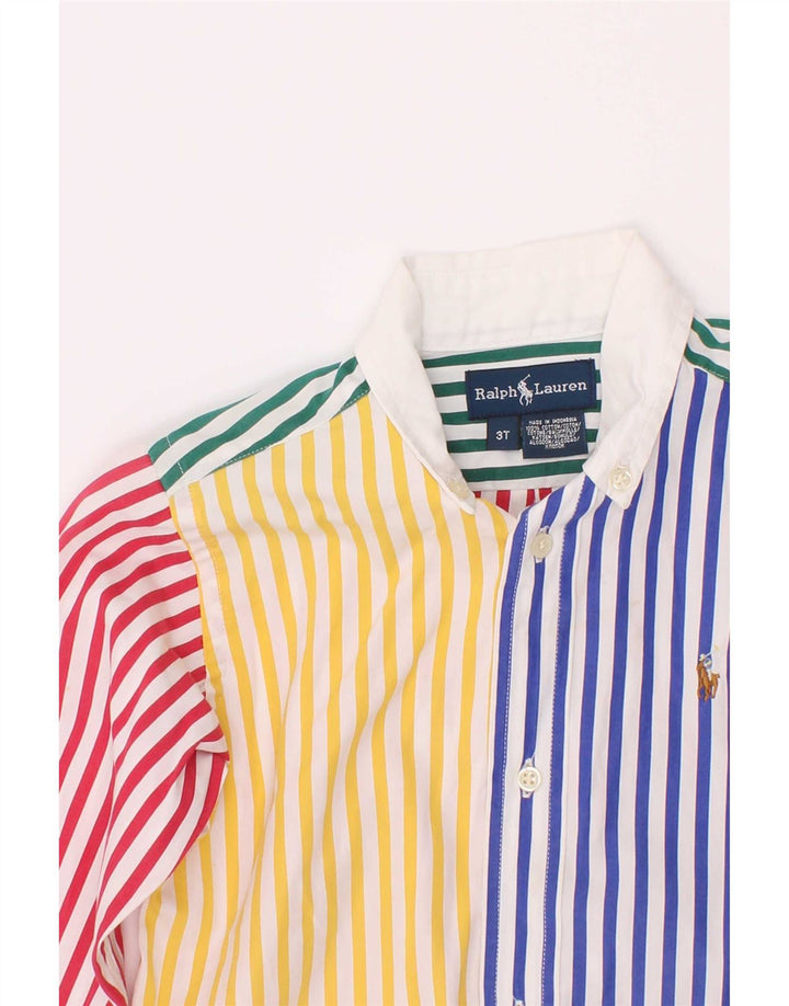 Camasa Ralph Lauren baieti 2-3 ani bumbac cu dungi multicolore