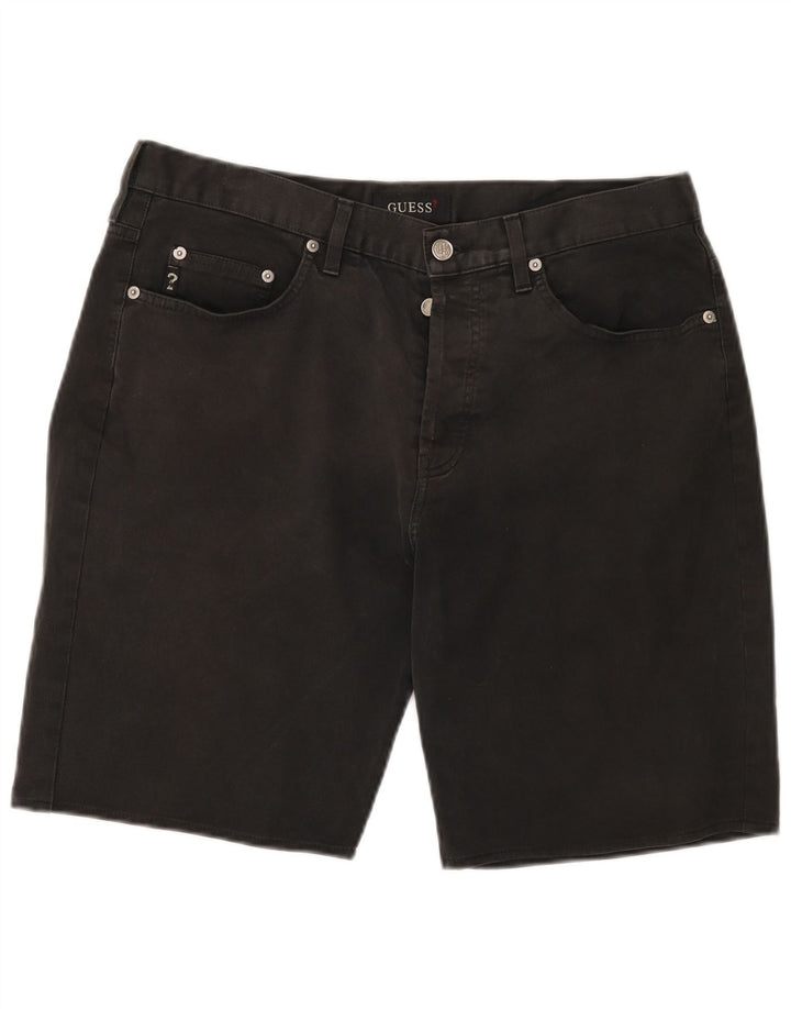Guess Pantaloni scurți din denim pentru bărbați W34 Large Black