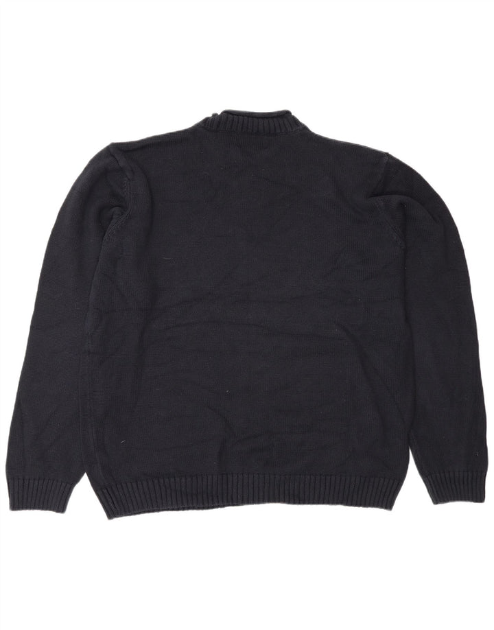 Marks & Spencer Pulover pentru bărbați, Blue Harbour, cu gât țestoasă, 2XL, bleumarin