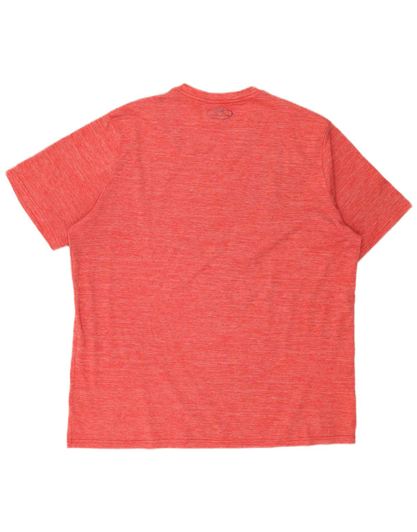 Tricou Under Armour pentru bărbați Heat Gear Top 2XL poliester roșu cu pată
