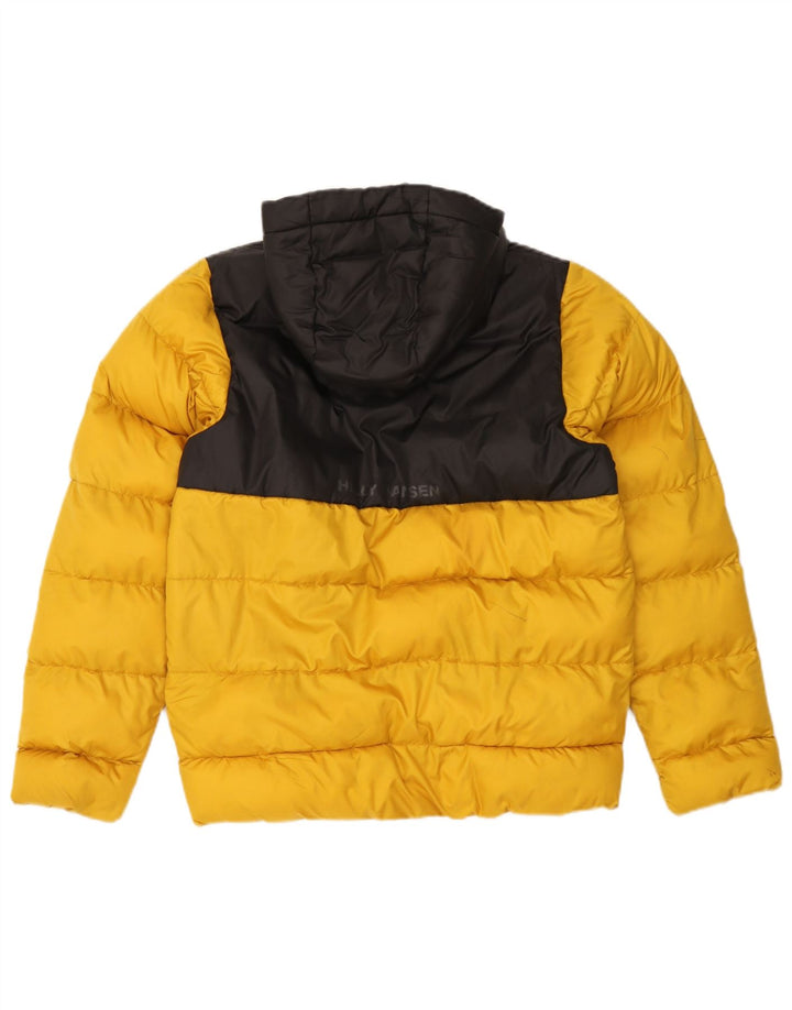 Jachetă căptușită cu glugă pentru băieți Helly Hansen, 13-14 ani, galben colorblock