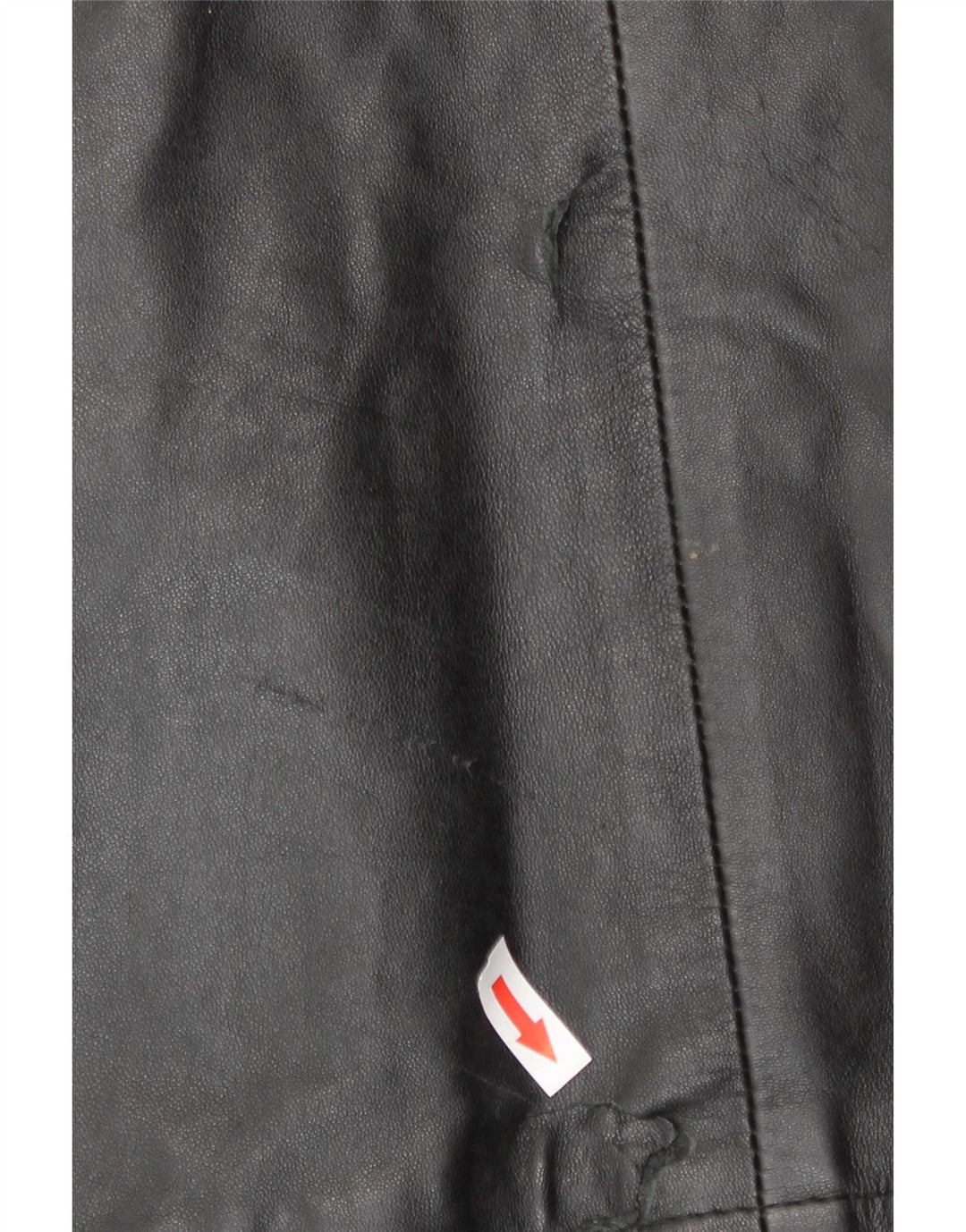 Geaca de piele vintage pentru barbati IT 48 Medium Black