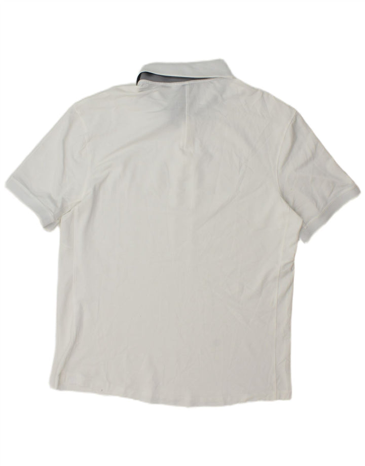 LULULEMON Tricou polo pentru bărbați XL Bumbac alb