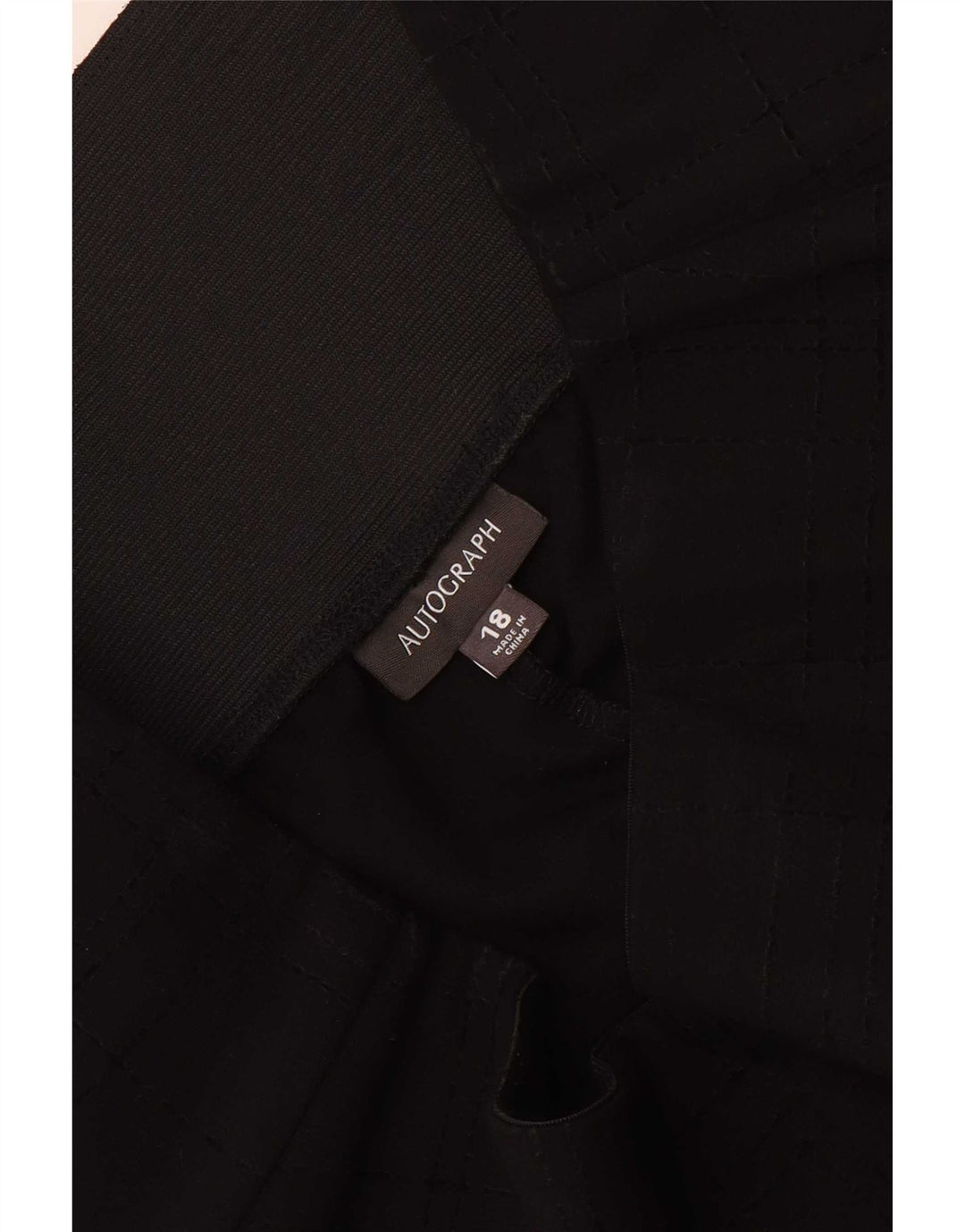 Leggings crop cu autograf pentru femei Marks & Spencer UK 18 XL Black Check