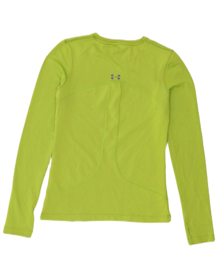 Tricou Under Armour pentru femei Cold Gear Top cu mânecă lungă UK 12 Poliester verde mediu