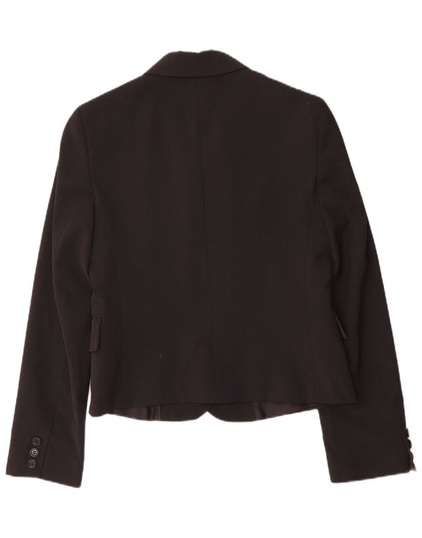 Jachetă pentru femei BENETTON cu 3 nasturi IT 44 Poliester mediu negru