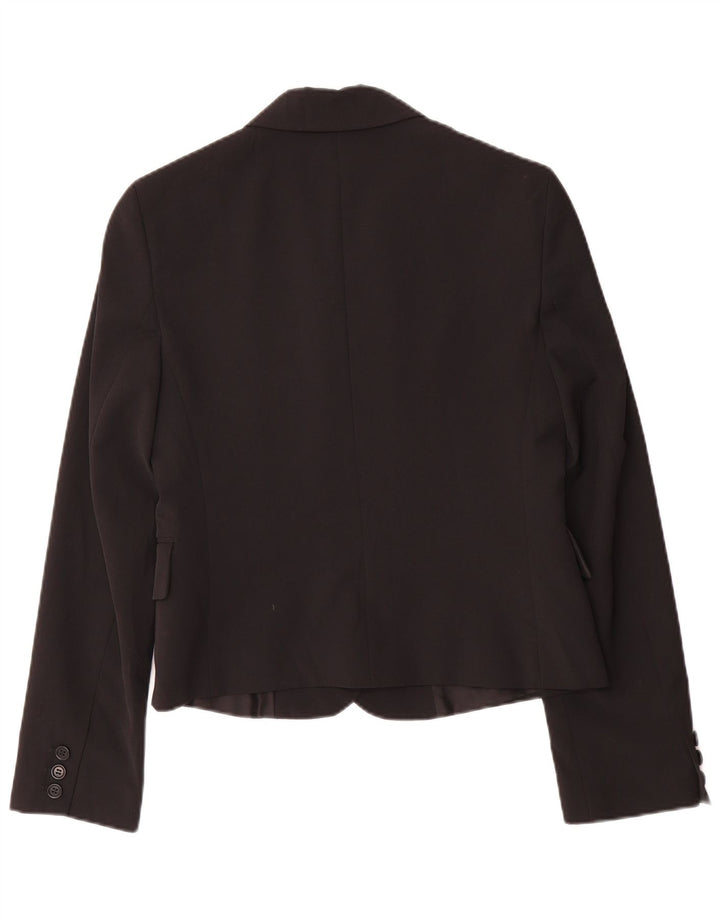 Jachetă pentru femei BENETTON cu 3 nasturi IT 44 Poliester mediu negru