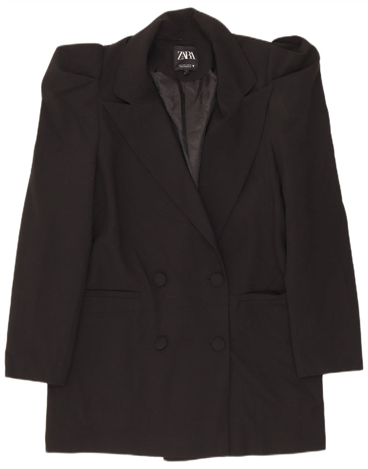 Jachetă blazer supradimensionată pentru femei Zara UK 10 Mic Negru