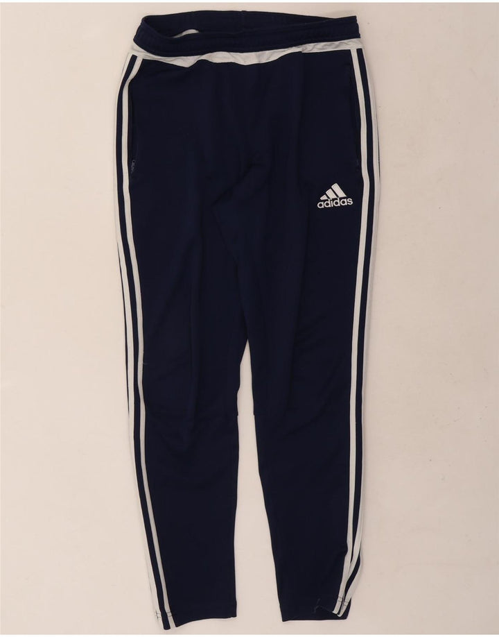 Pantaloni de trening Adidas Climacool pentru bărbați, poliester mediu albastru bleumarin
