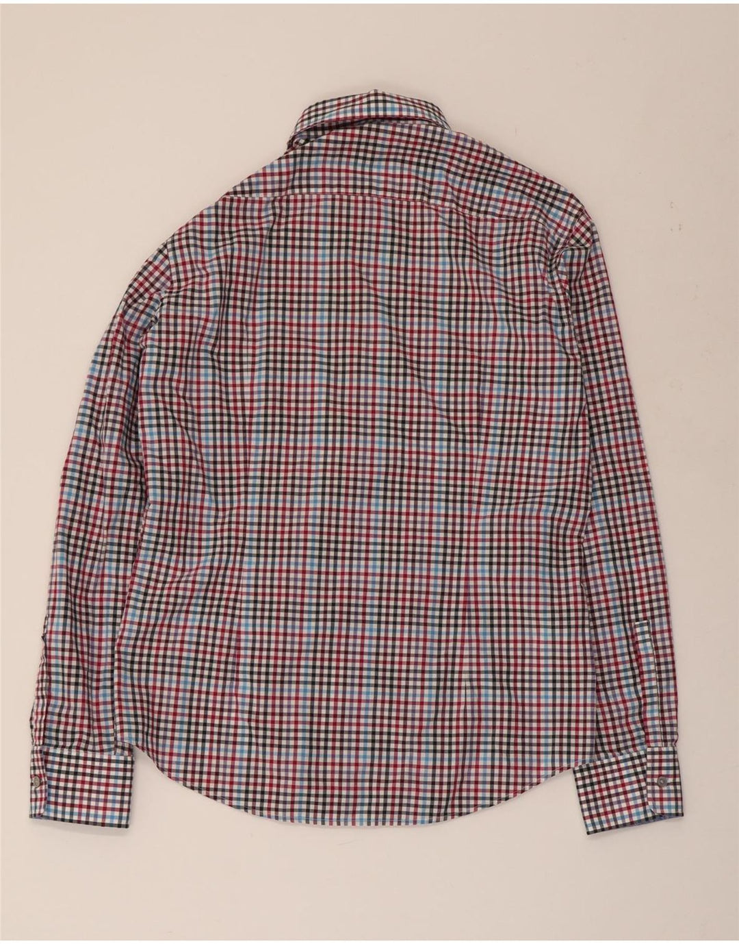 Cămașă pentru bărbați HUGO BOSS Slim Fit, bumbac vichy multicolor mediu