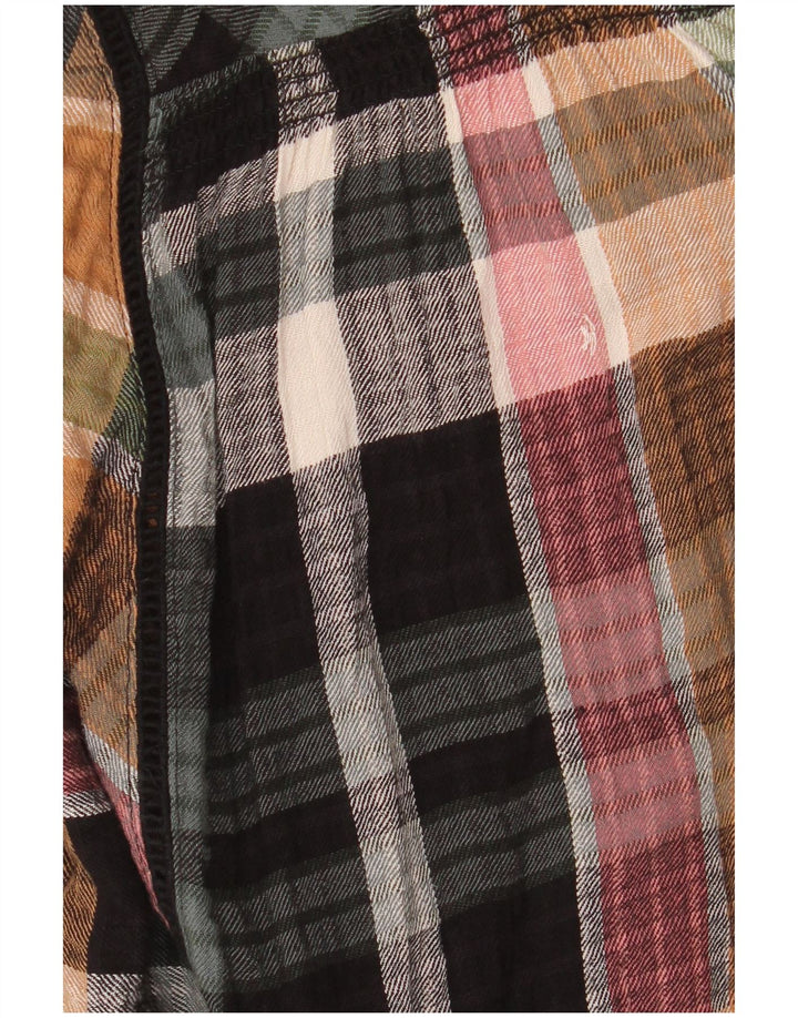 Bluză cu mânecă lungă pentru femei FAT FACE, UK 12, carouri medii multicolore