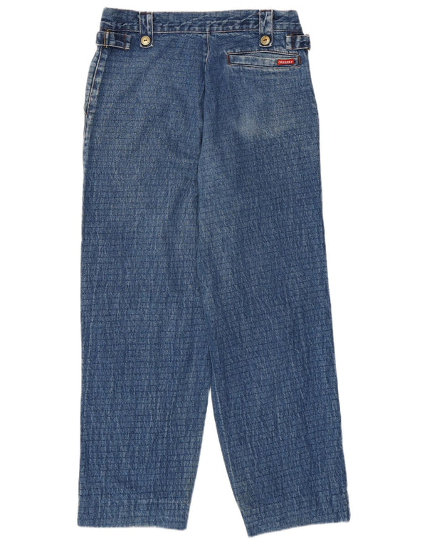 Blugi largi pentru femei Carrera cu talie înaltă L32 L27 Bumbac albastru