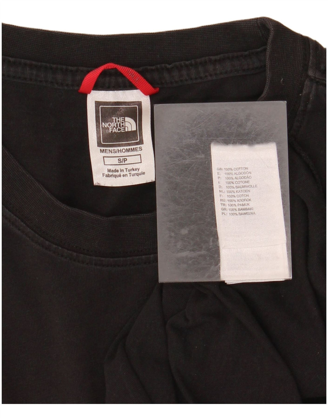 Tricou grafic pentru bărbați THE NORTH FACE Top mic din bumbac negru