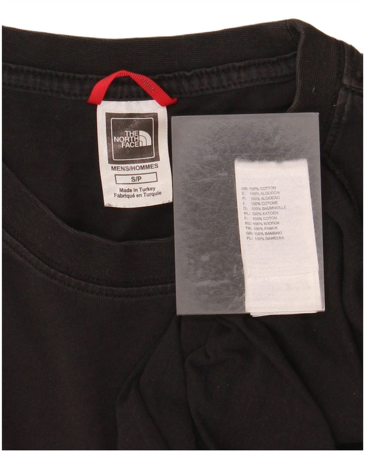Tricou grafic pentru bărbați THE NORTH FACE Top mic din bumbac negru