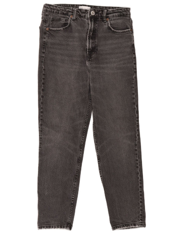 Blugi conici pentru femei Zara EU 40 Medium W30 L26 Gri