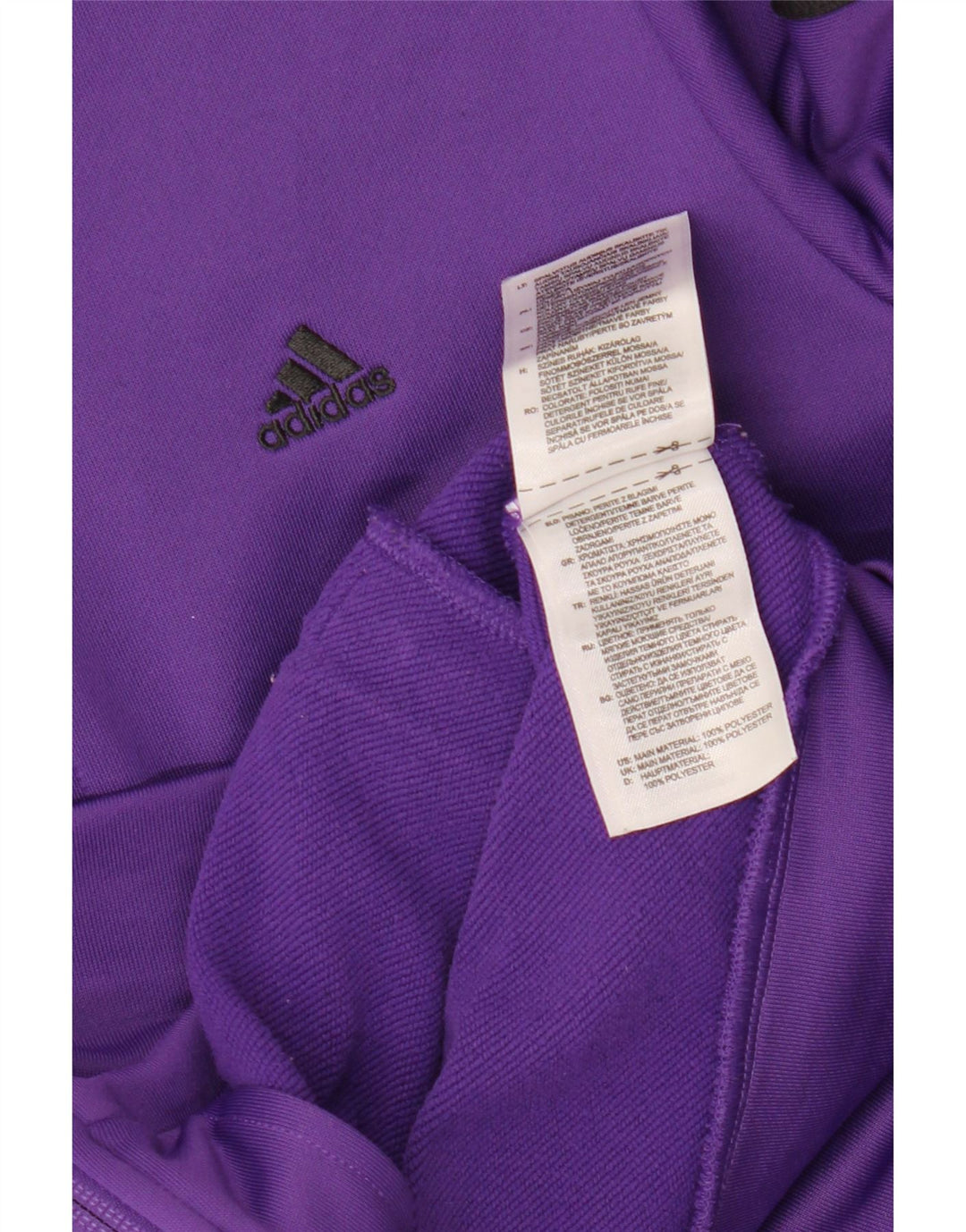 Jachetă de trening pentru femei ADIDAS UK 12 Poliester violet mediu