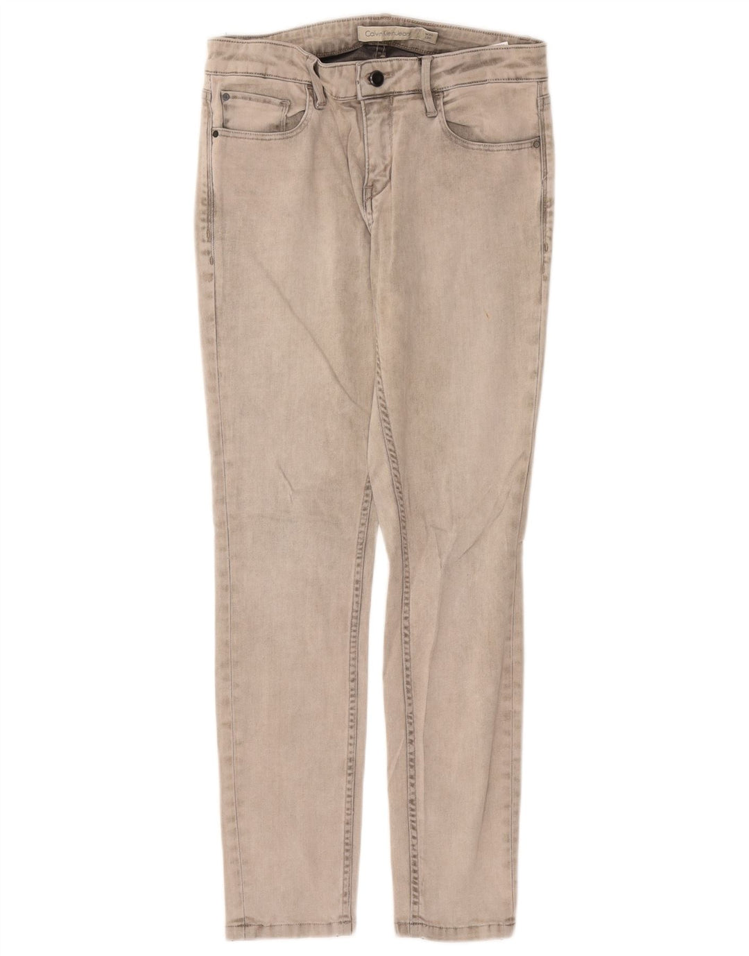 Blugi slim pentru femei CALVIN KLEIN W30 L30 bumbac gri