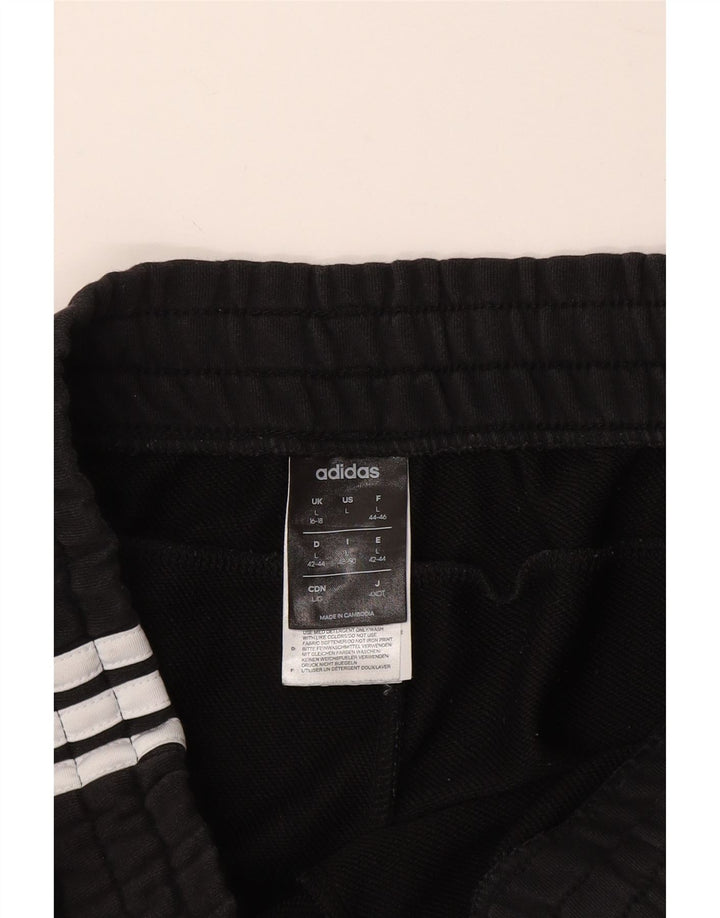 Pantaloni de trening pentru femei ADIDAS Joggeri Marea Britanie 16/18 Bumbac negru mare