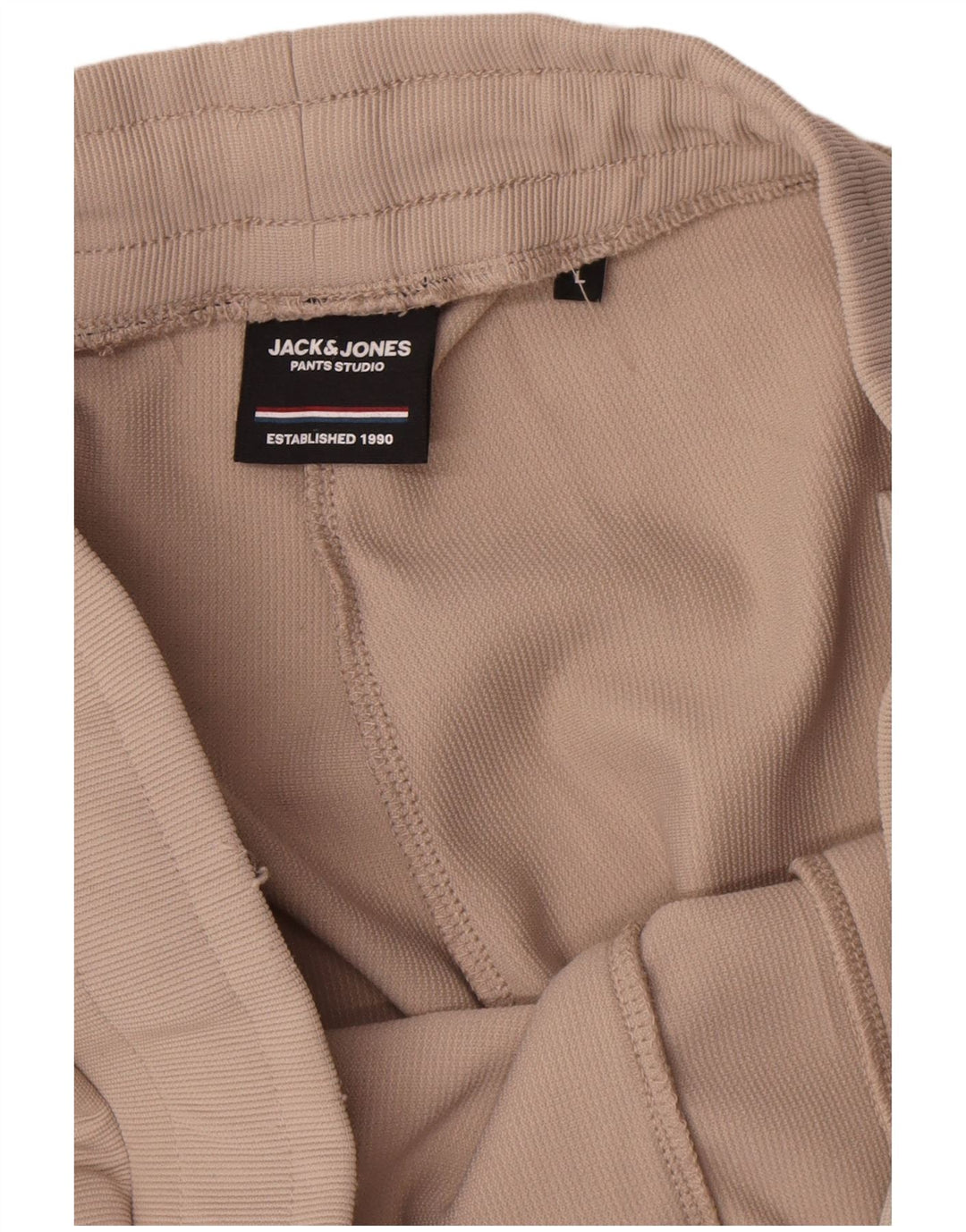 Jack & Jones Pantaloni de trening pentru bărbați, mari, bej, poliester