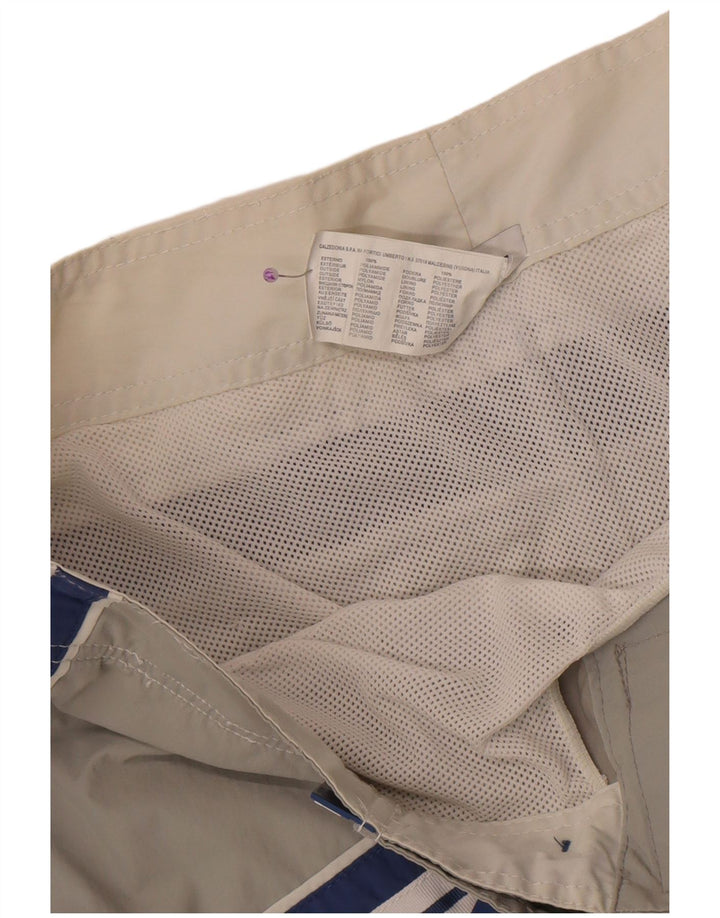 Pantaloni scurți de înot grafic pentru bărbați Coast, gri mediu, poliamidă color bloc