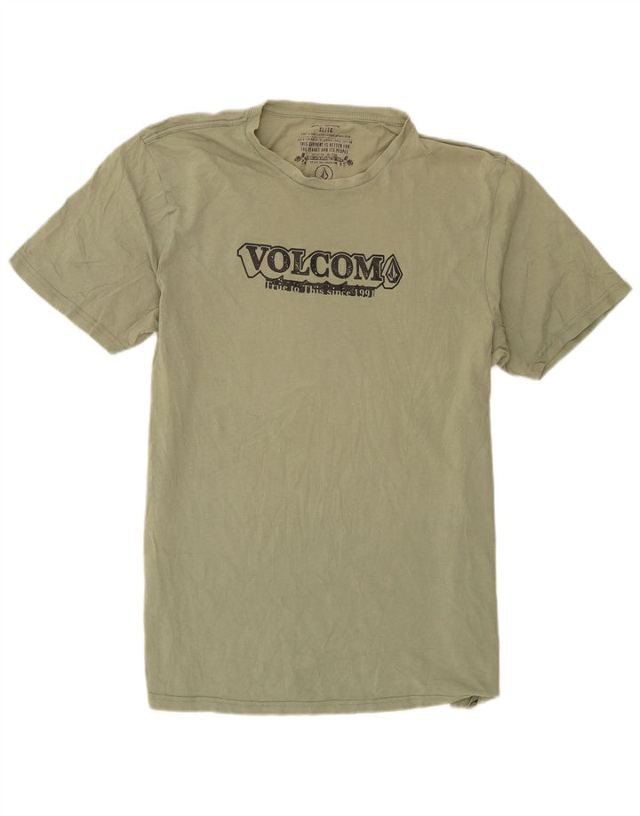 Tricou grafic pentru bărbați Volcom Top XL bumbac verde