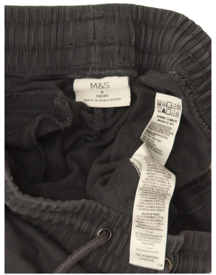 Pantaloni de trening pentru bărbați Marks & Spencer, bumbac gri mic