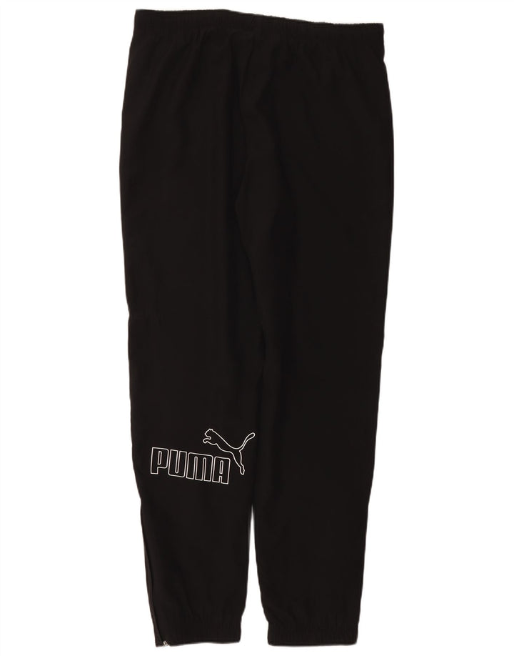 Pantaloni de trening grafic PUMA pentru bărbați Pantaloni de jogging mediu negru