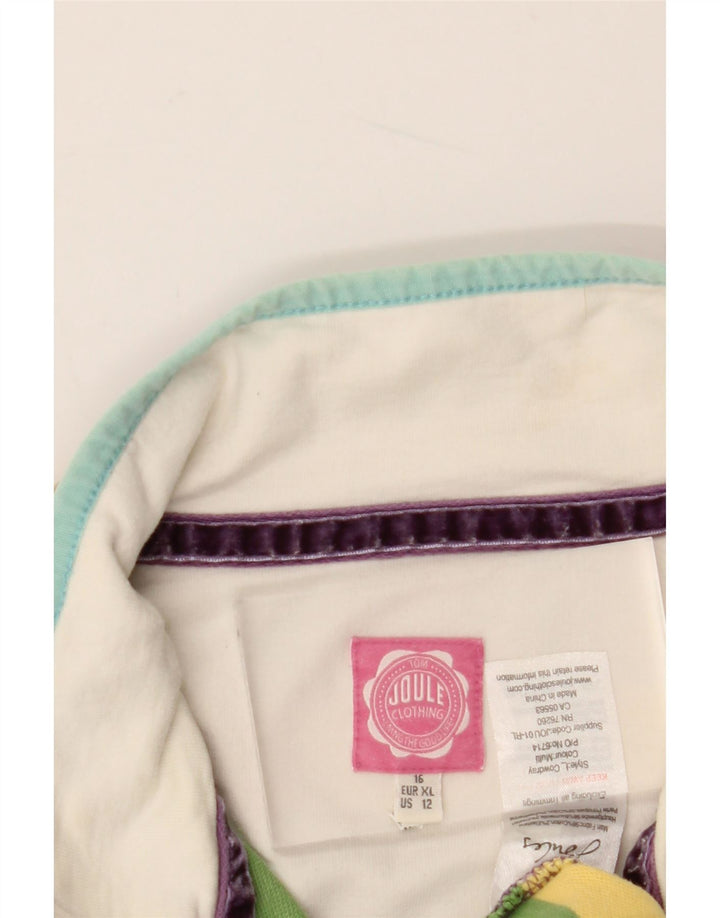 JOULES Pulover pentru damă, UK 16, mare, cu dungi multicolore