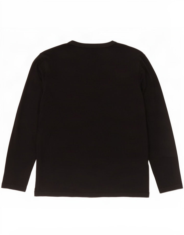 Jack & Jones Tricou cu mânecă lungă, mare, negru, pentru bărbați