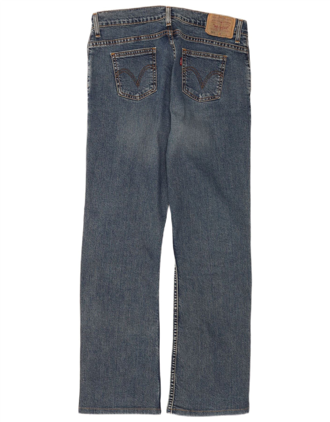 Blugi drepti Levi's 560 pentru femei W30 L29 Bumbac albastru