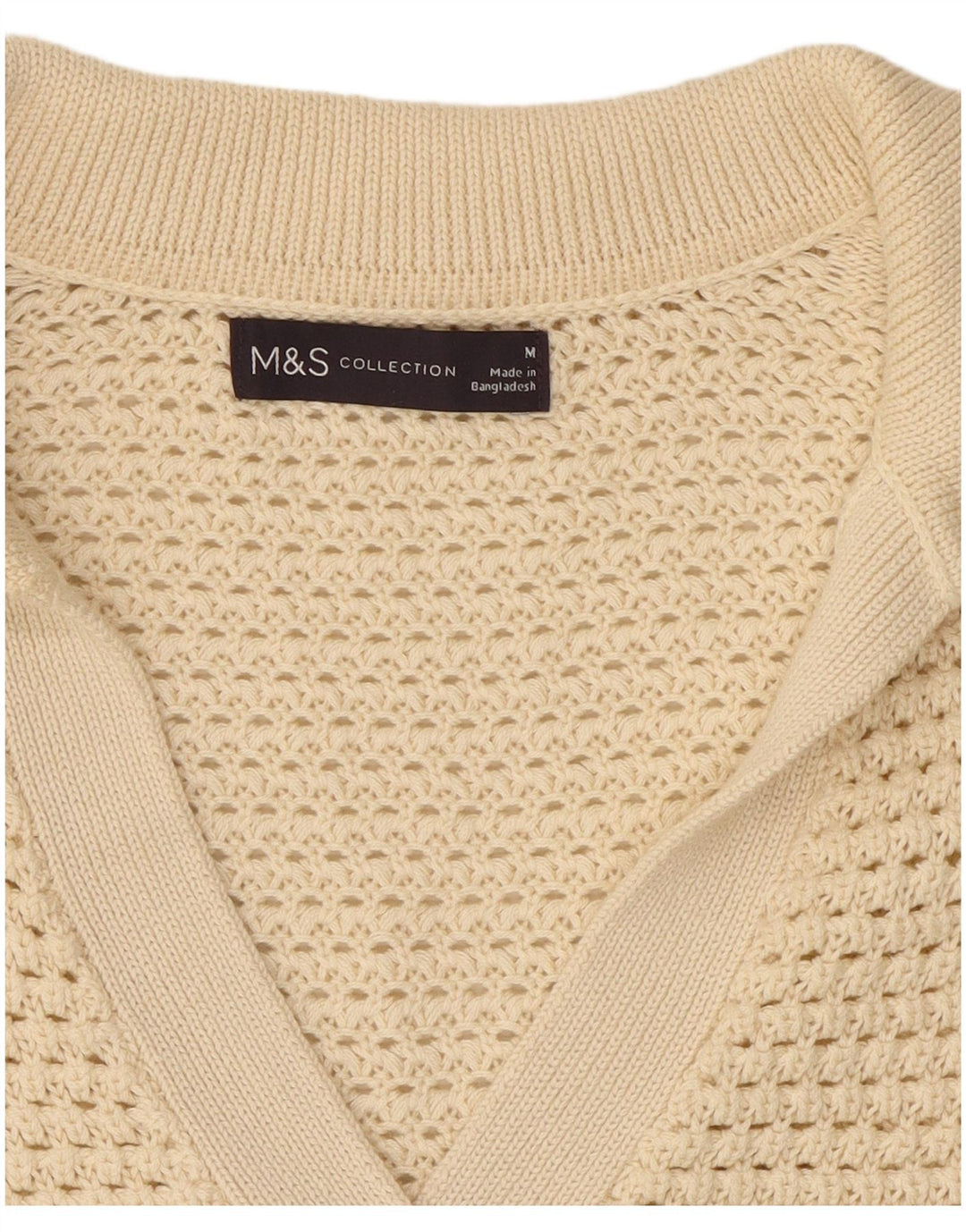 Pulover pentru femei Marks & Spencer, cu mânecă scurtă, cu gât polo, UK 14 Medium B