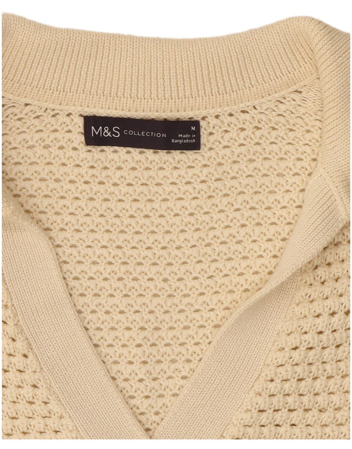 Pulover pentru femei Marks & Spencer, cu mânecă scurtă, cu gât polo, UK 14 Medium B