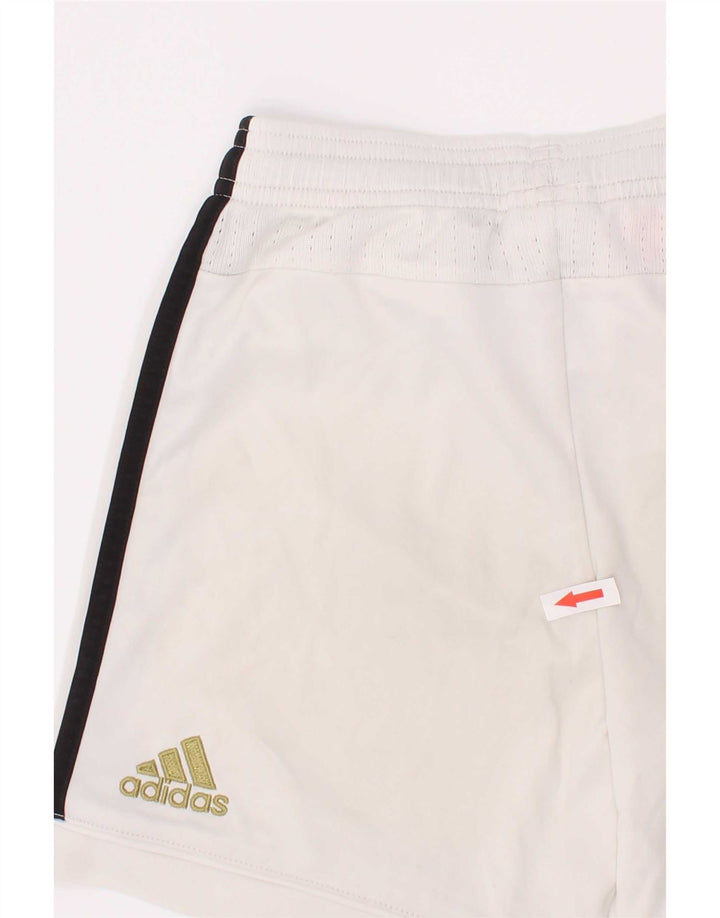 Pantaloni scurți sport Adidas pentru băieți Juventus Graphic 7-8 ani, alb, poliester