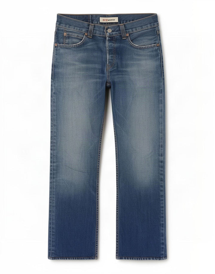 Blugi Levi's 512 Bootcut W31 L28 Bumbac albastru