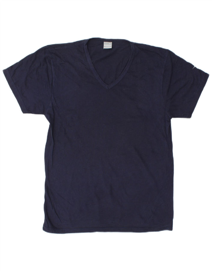 Tricou pentru bărbați Diadora Top mare din bumbac bleumarin