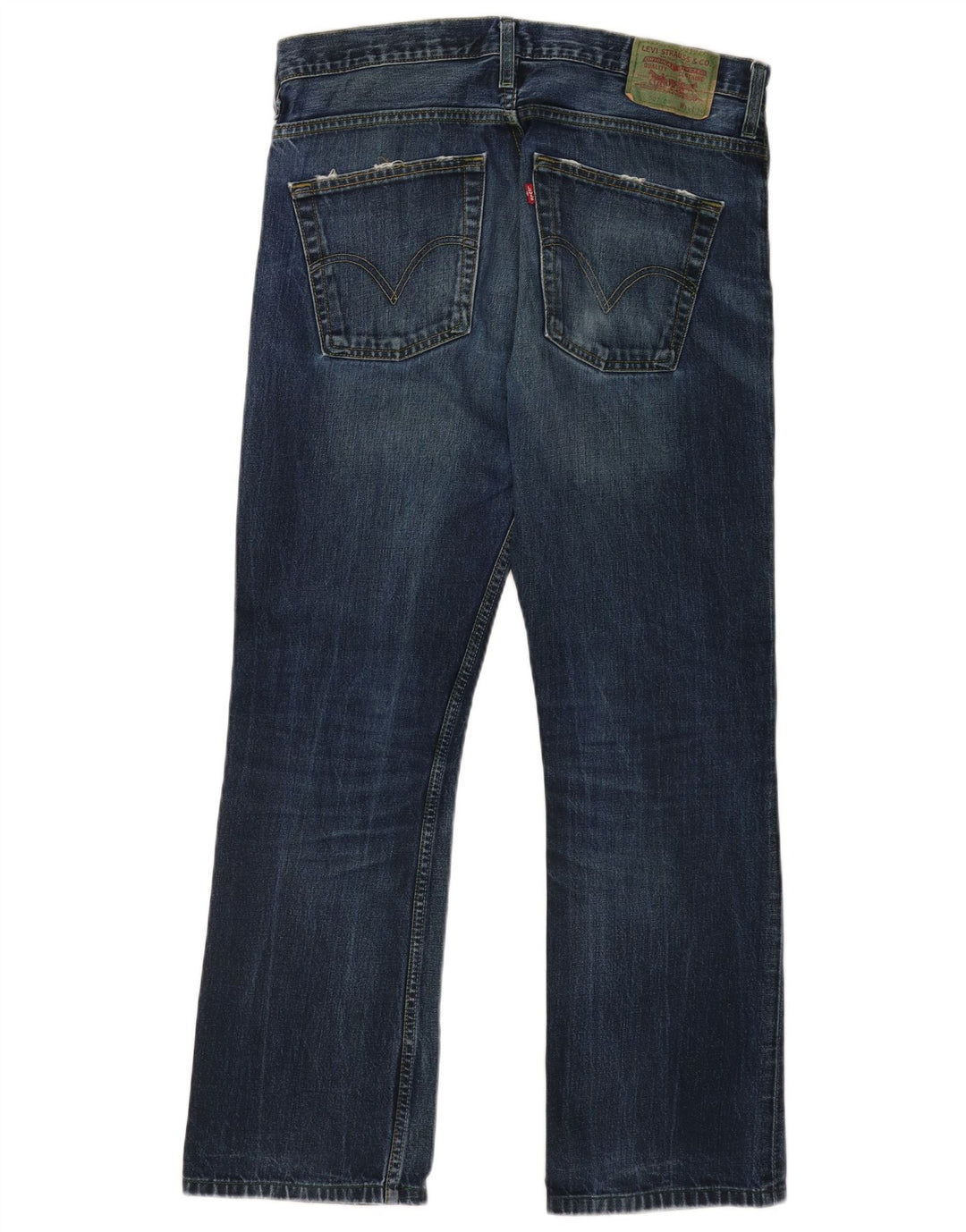 Blugi pentru bărbați Levi's 507 Bootcut W34 L34 Bumbac albastru