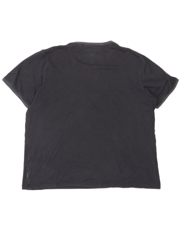 TED BAKER Tricou Bărbați Top 2XL Bumbac Bleumarin