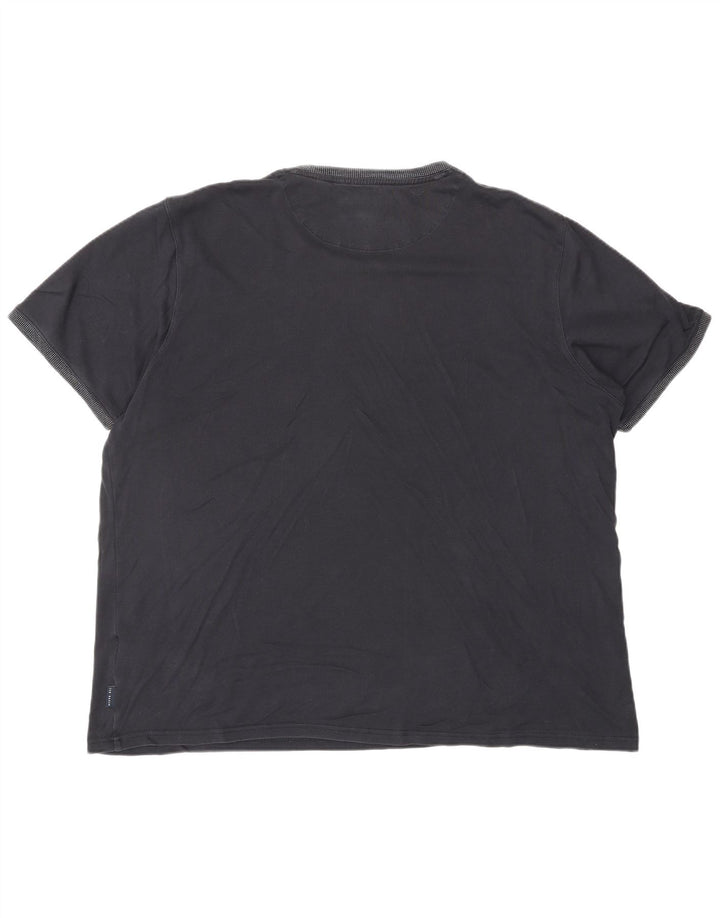 TED BAKER Tricou Bărbați Top 2XL Bumbac Bleumarin